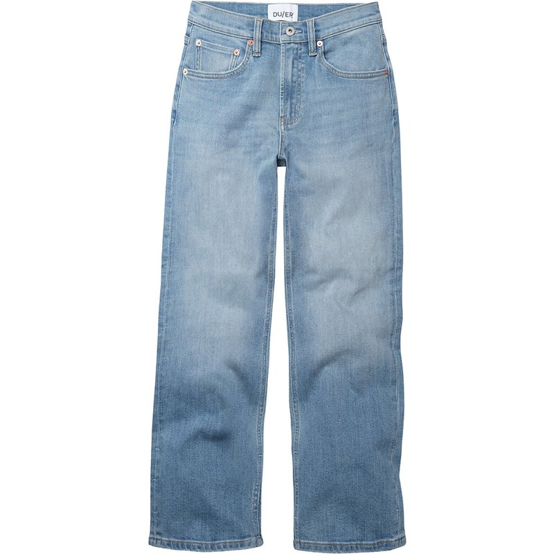Duer Damen Performance Denim+ High Rise Straight Jeans