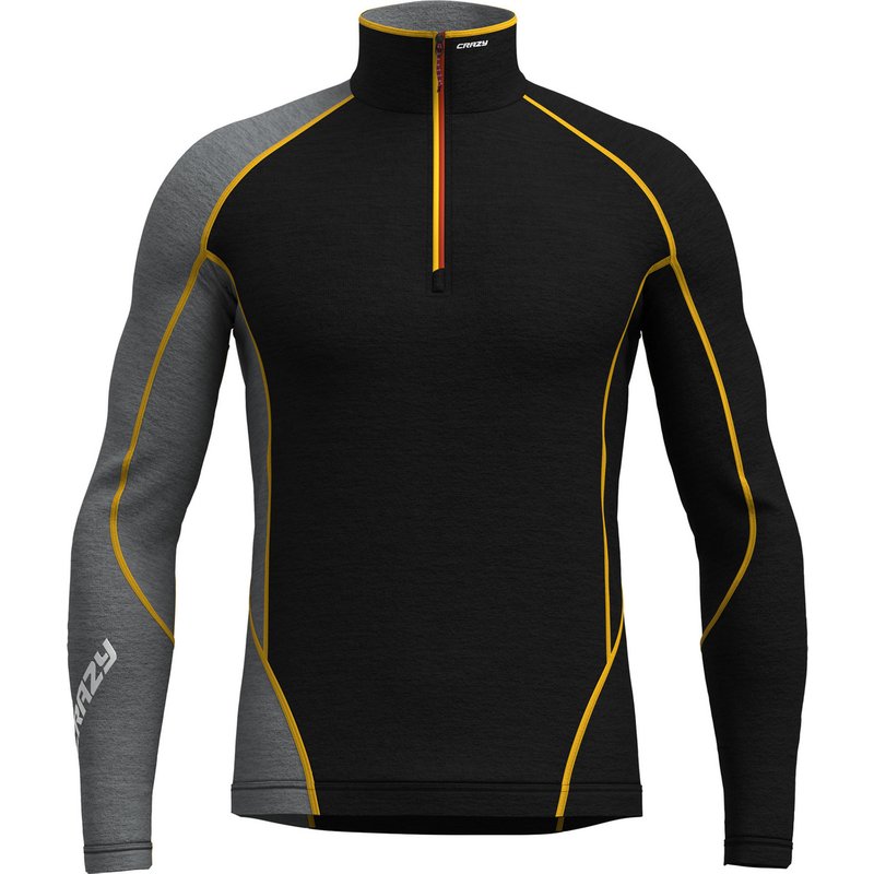 Crazy Herren Fahrenheit Zip Longsleeve