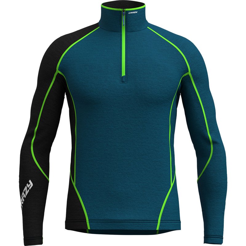 Crazy Herren Fahrenheit Zip Longsleeve