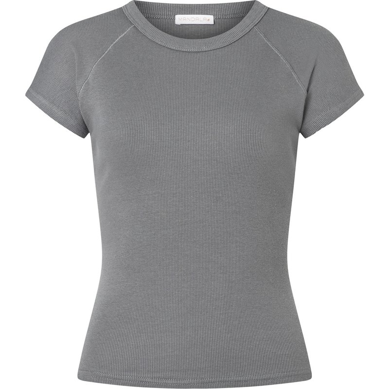 Mandala Damen Slim Fit Ribbed T-Shirt