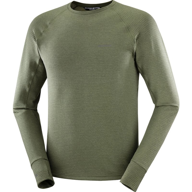 Salomon Herren Essential Lightwarm Crewneck Pullover