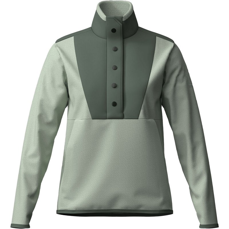 Löffler Damen Half-Snap Fleece Pullover