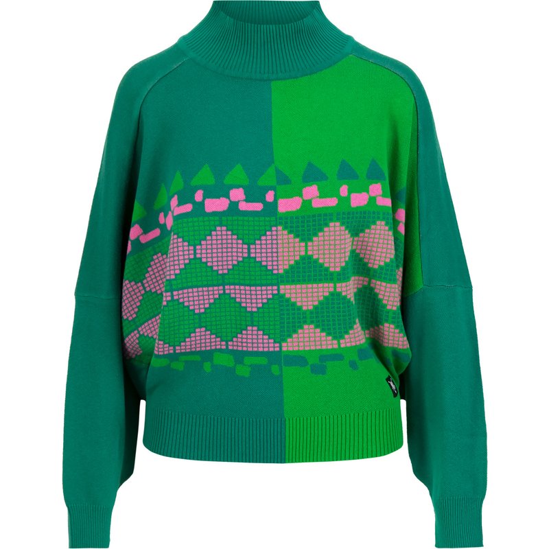 Blutsgeschwister Damen Diamond Loom Egg Pullover