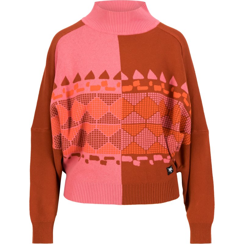 Blutsgeschwister Damen Diamond Loom Egg Pullover