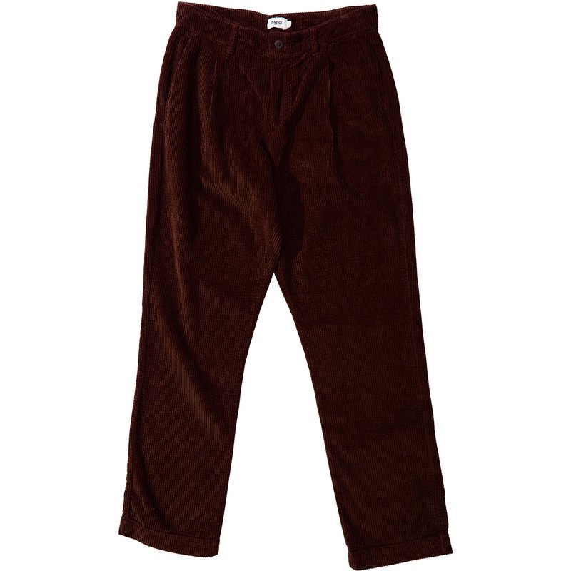 Brava Fabrics Herren Corduroy Pleated Chino Hose