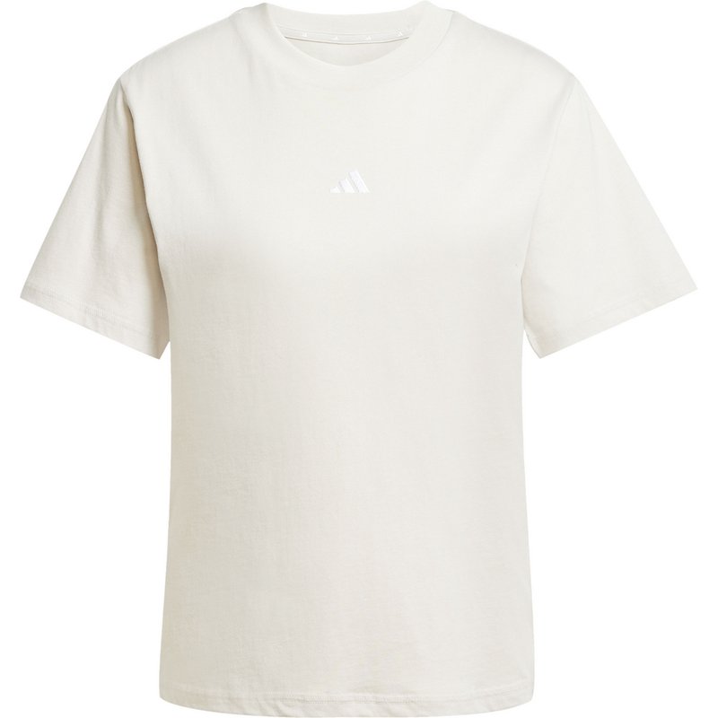 adidas Damen Essentials Small Logo Cotton T-Shirt