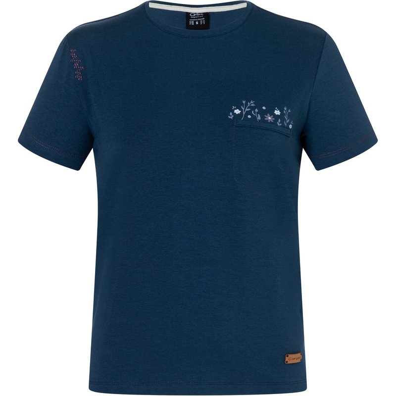 Chillaz Damen Iseo Pocket Happy Flower Bergzeit T-Shirt