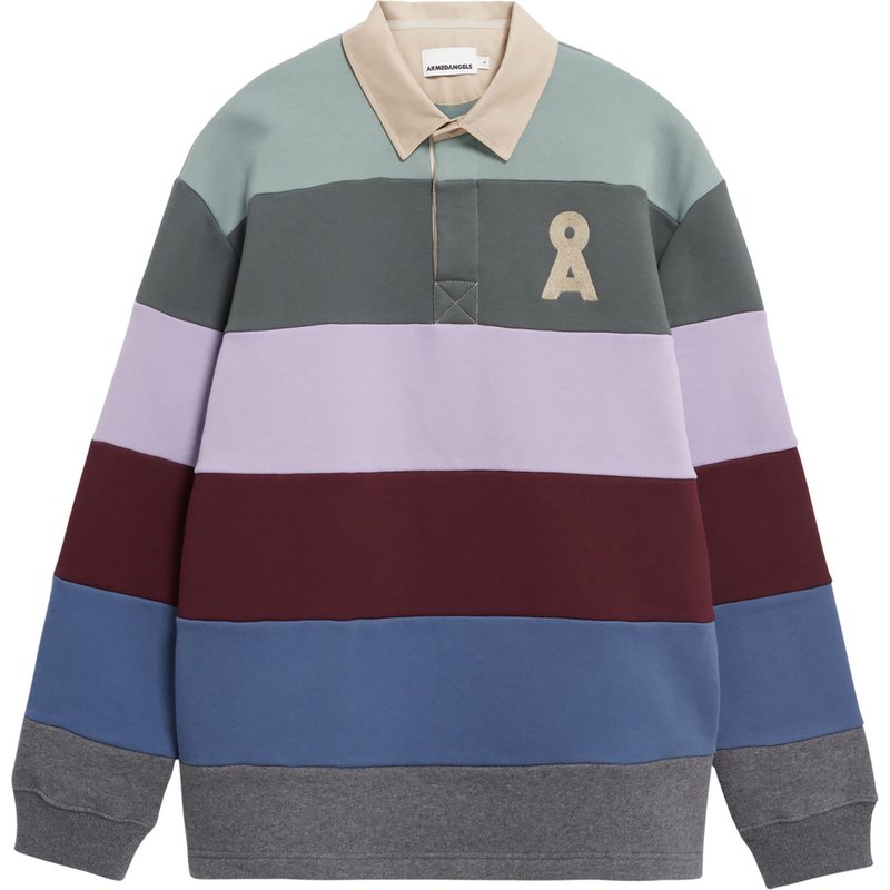Armedangels Herren Aadru Rugby Fleece Pullover