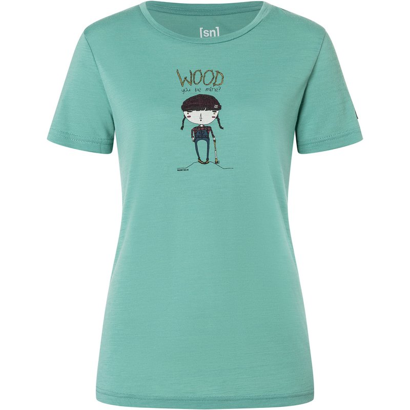 Super.Natural Damen Wood Craftine T-Shirt