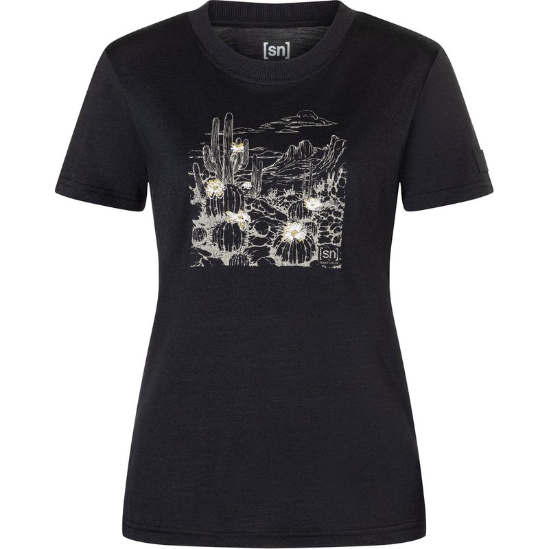 Super.Natural Damen Cactus World Bio J T-Shirt