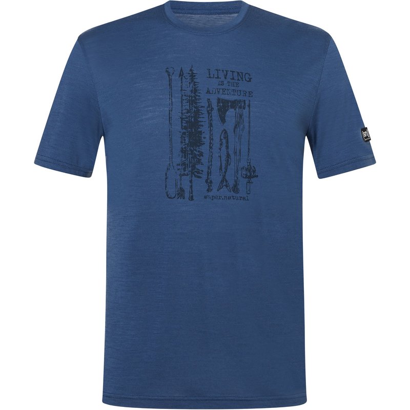 Super.Natural Herren Fishing Adventure T-Shirt