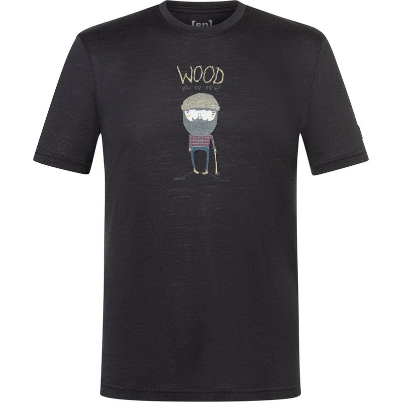 Super.Natural Herren Wood Crafti T-Shirt