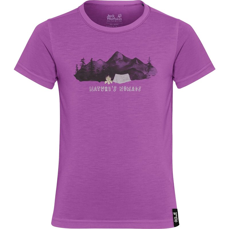 Jack Wolfskin Kinder Hiking Graphic T-Shirt