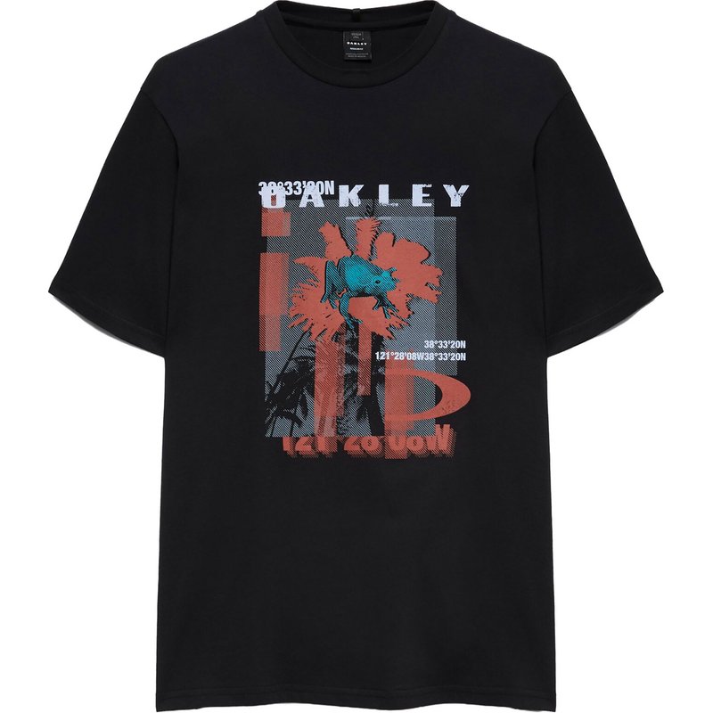Oakley Herren Futurescape Logo Frog T-Shirt