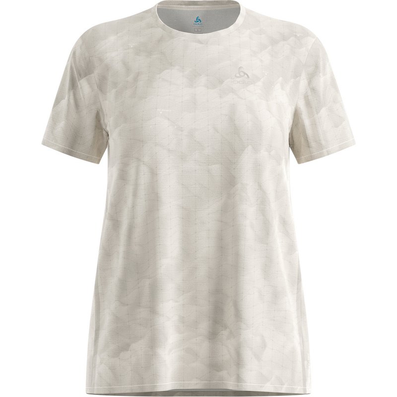 Odlo Damen Zeroweight Chill-Tec Print T-Shirt