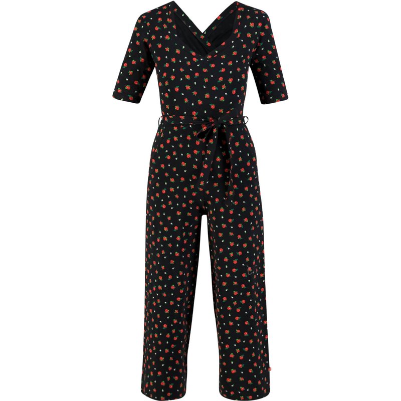 Blutsgeschwister Damen Flaming Heart Marlene Jumpsuit
