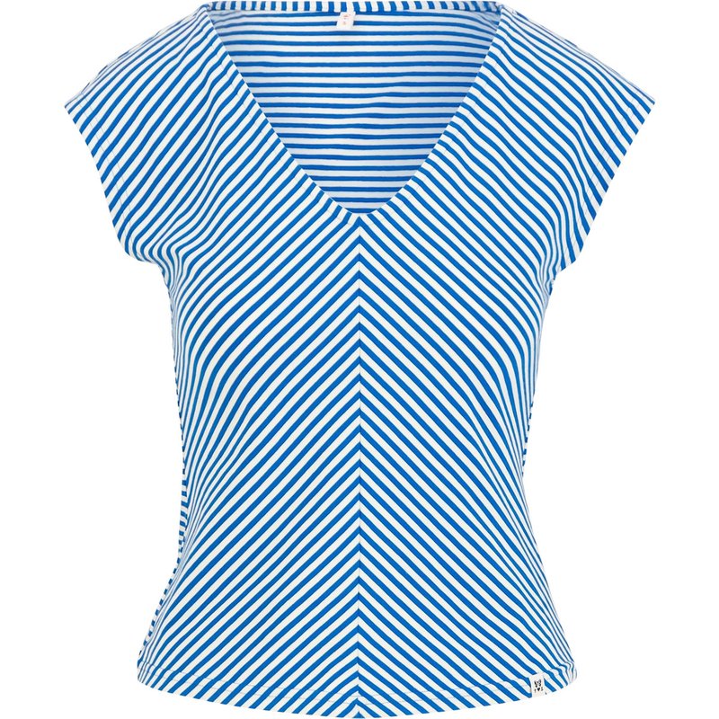 Blutsgeschwister Damen Vintage V-Neck T-Shirt