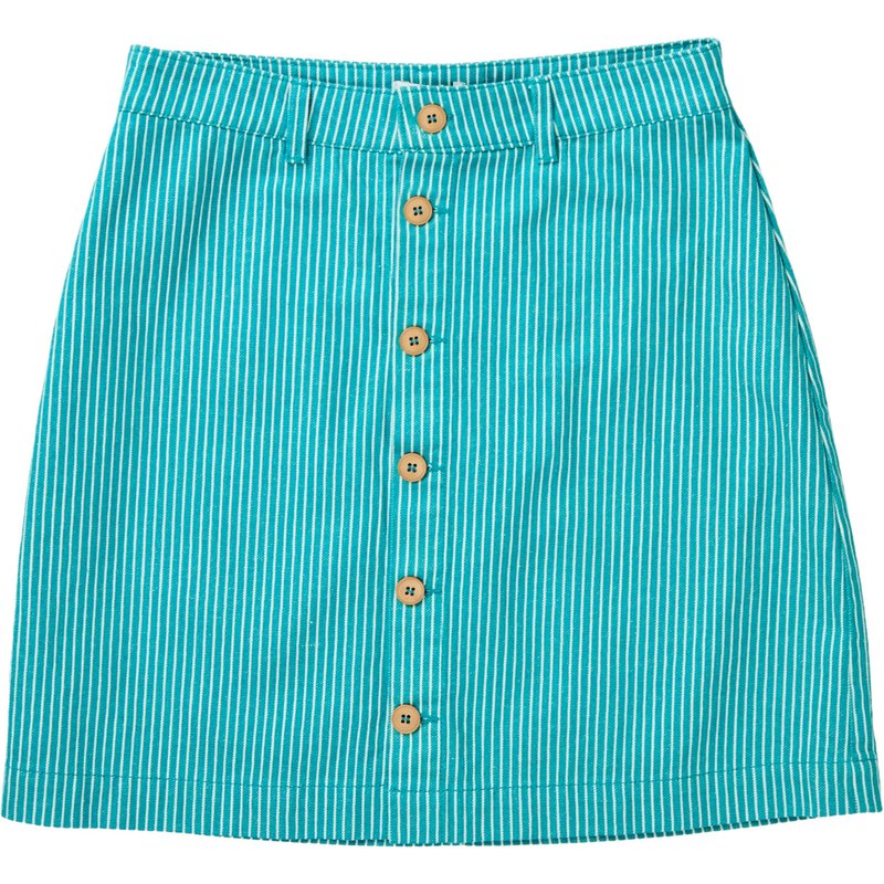 Brava Fabrics Damen Denim Stripes Mini Rock