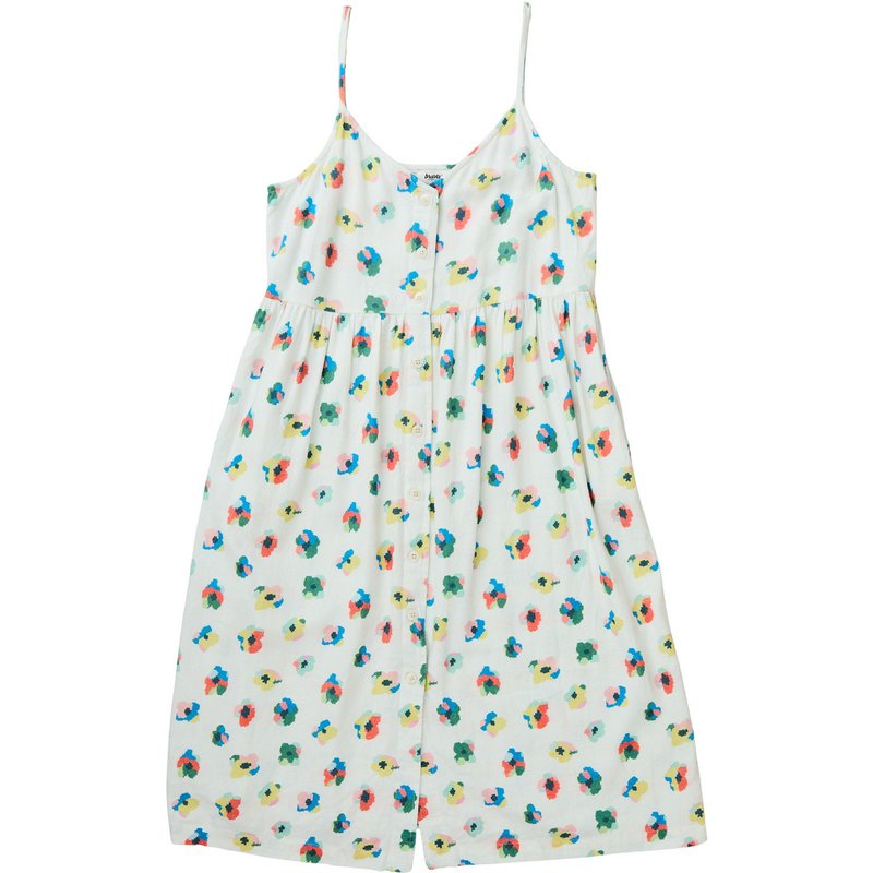 Brava Fabrics Damen Mini Flowers Strappy Kleid