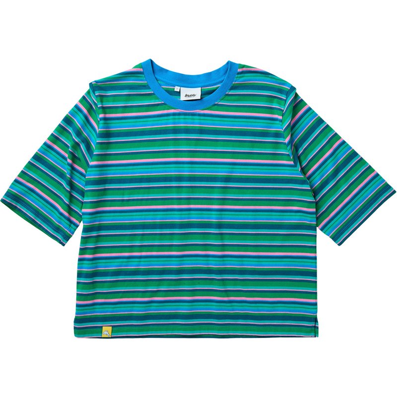 Brava Fabrics Damen Stripes Boxy T-Shirt