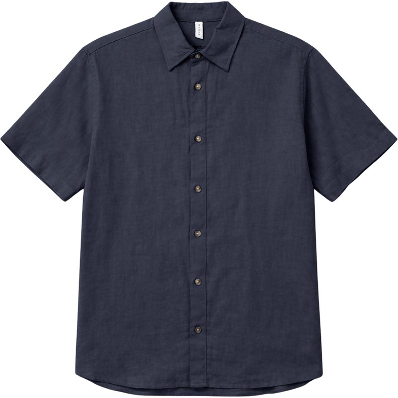 Mazine Herren Shortsleeve Linen Hemd