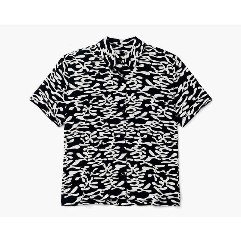 Mazine Damen Printed Crinkle Bluse