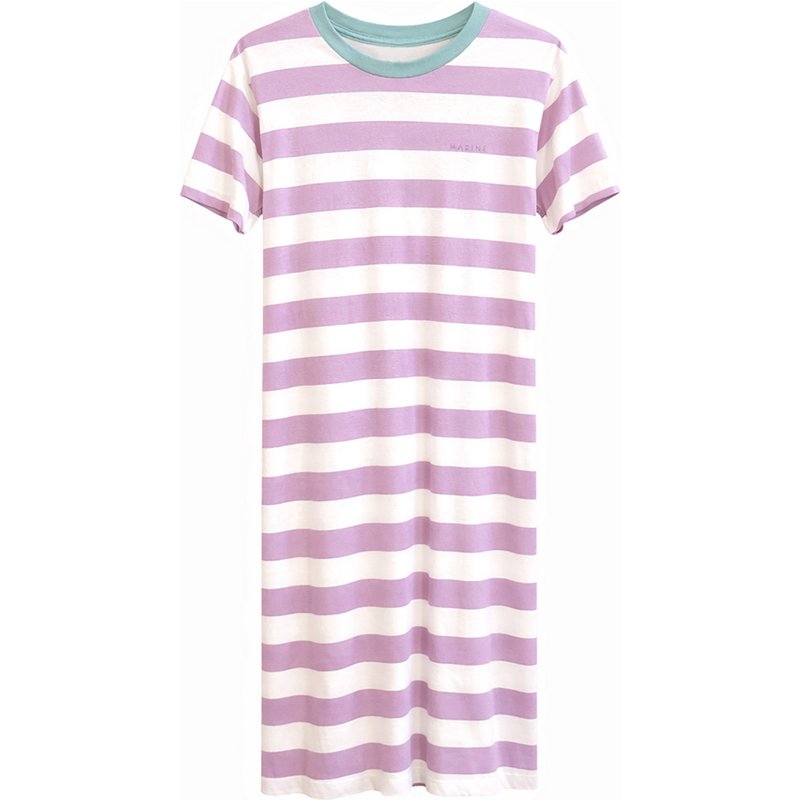 Mazine Damen Bold Striped Jersey Kleid