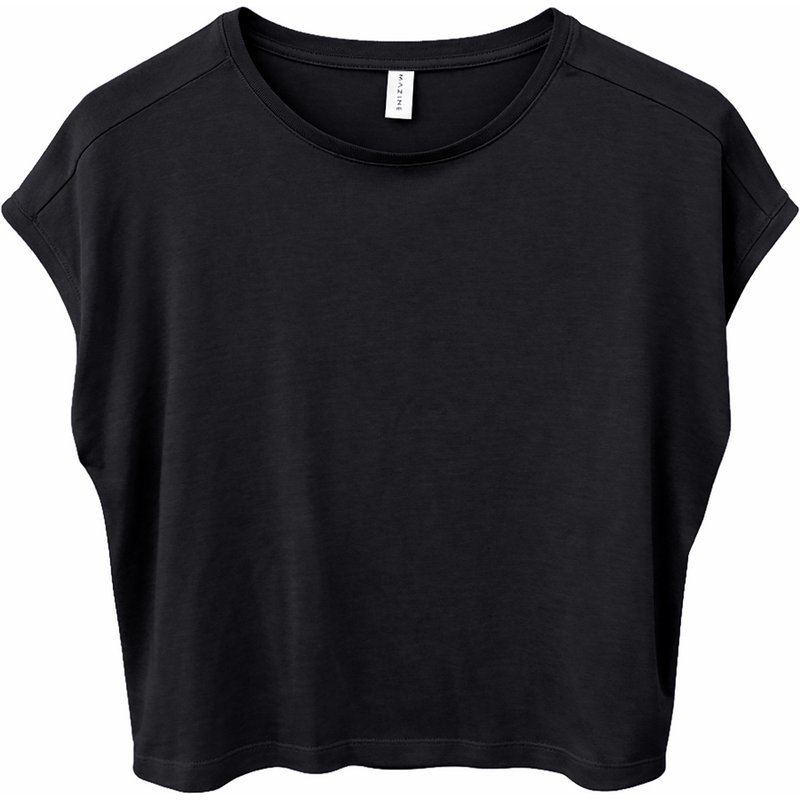 Mazine Damen Ecovero Viscose Cropped T-Shirt