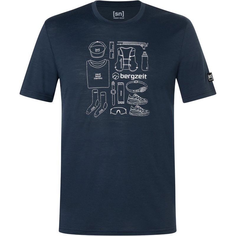 Super.Natural Herren Bergzeit Vertical Trail T-Shirt