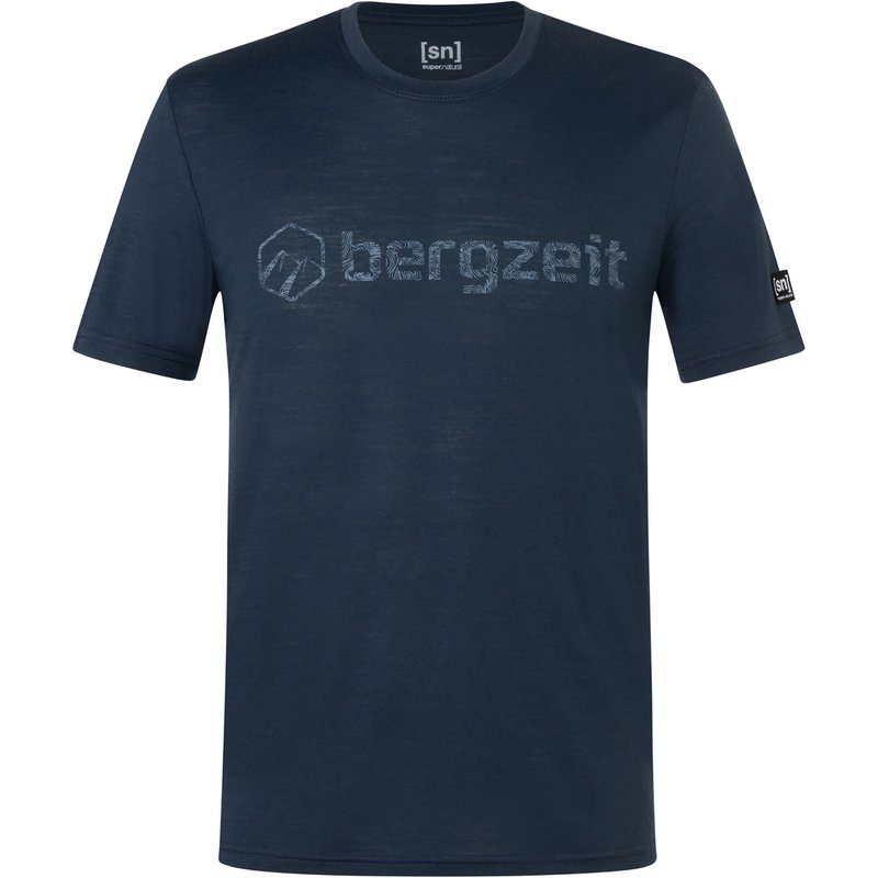 Super.Natural Herren Bergzeit Lines T-Shirt