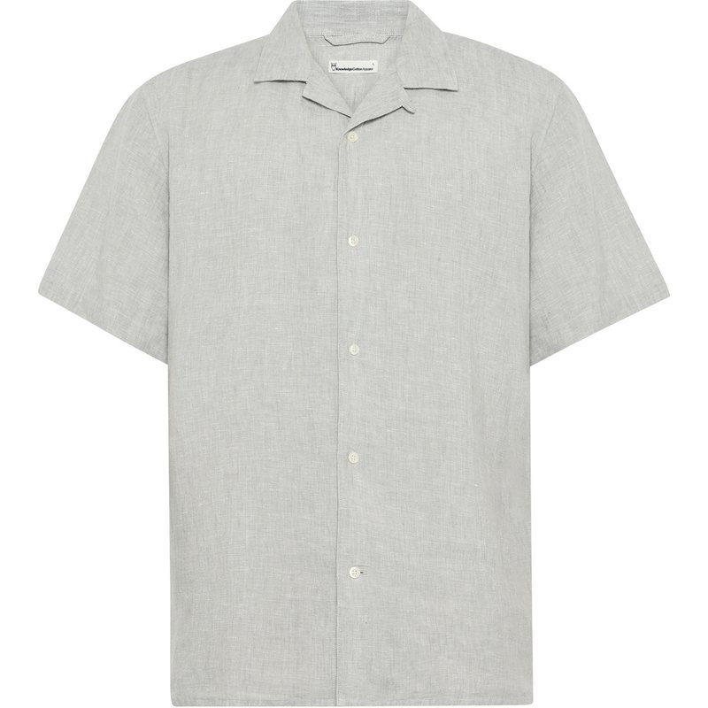 KnowledgeCotton Apparel Herren Box Linen Hemd