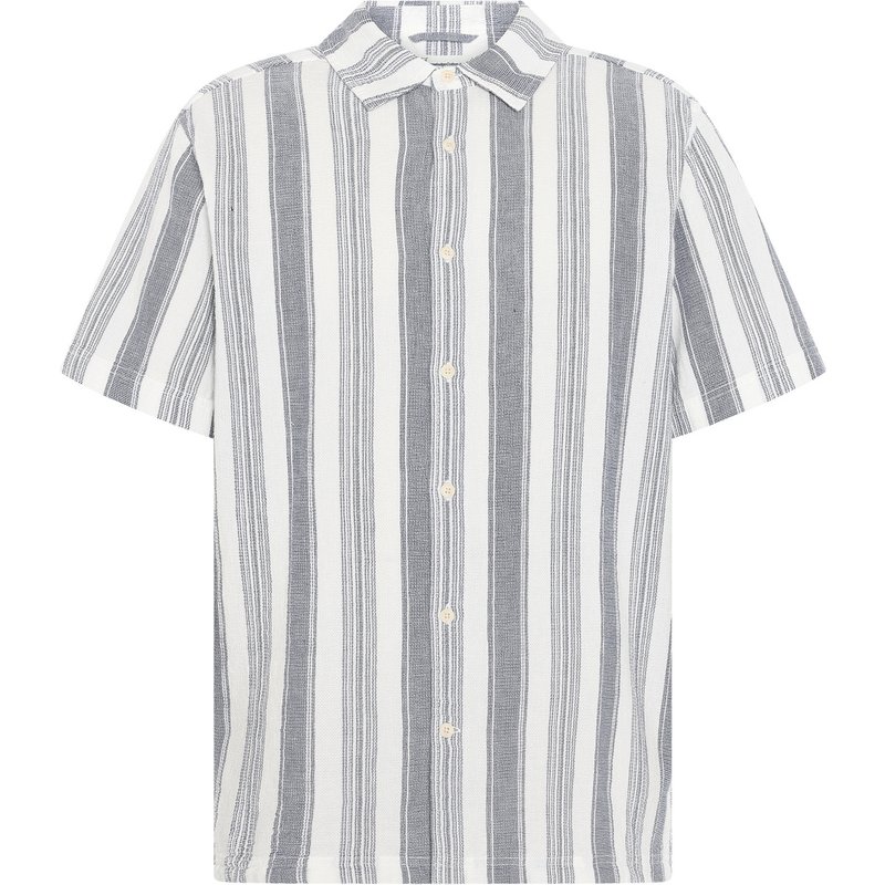 KnowledgeCotton Apparel Herren Stripe Hemd