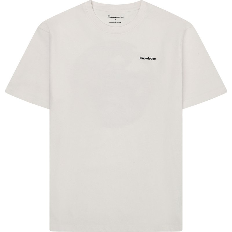 KnowledgeCotton Apparel Herren Back Print T-Shirt