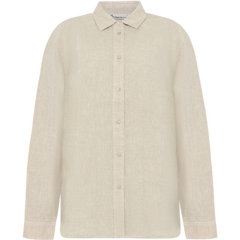 KnowledgeCotton Apparel Damen Loose Linen Bluse