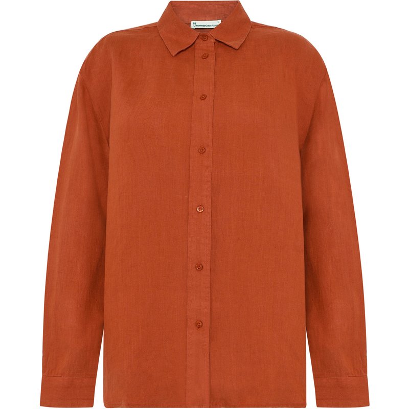KnowledgeCotton Apparel Damen Loose Linen Bluse