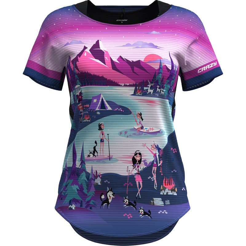 Crazy Damen Slash T-Shirt