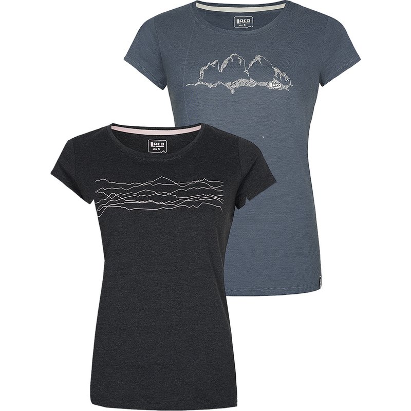 LACD Damen Miracle + Bellavista T-Shirt Bundle