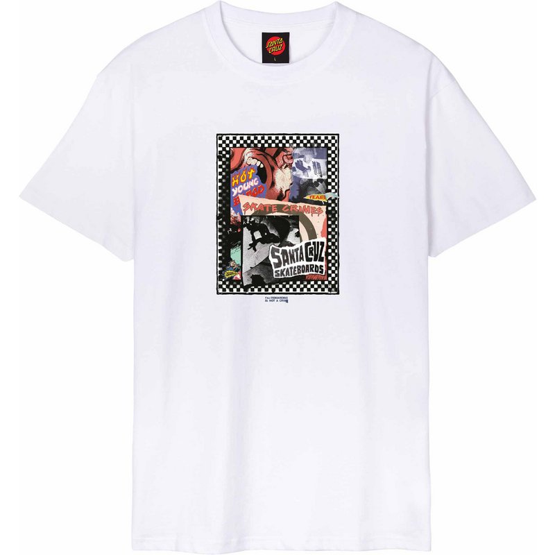 Santa Cruz Herren Ad Collage Front T-Shirt