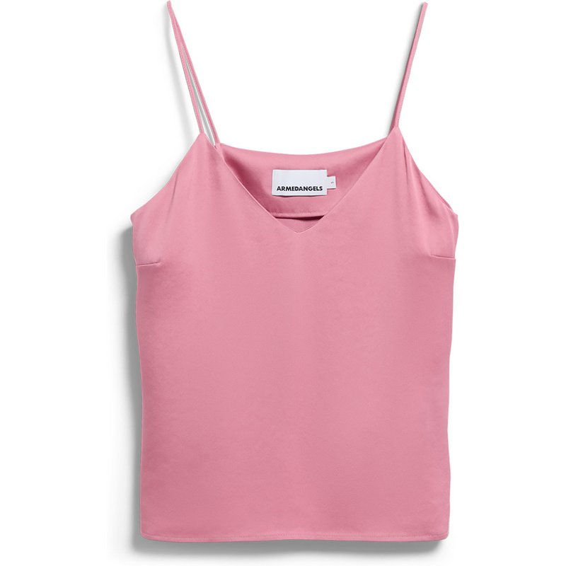 Armedangels Damen Satin Spaghetti Strap Top