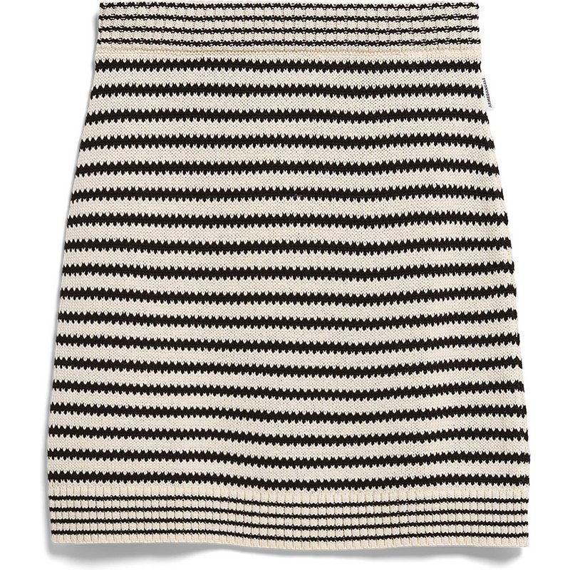 Armedangels Damen Stripe Mini Knit Rock