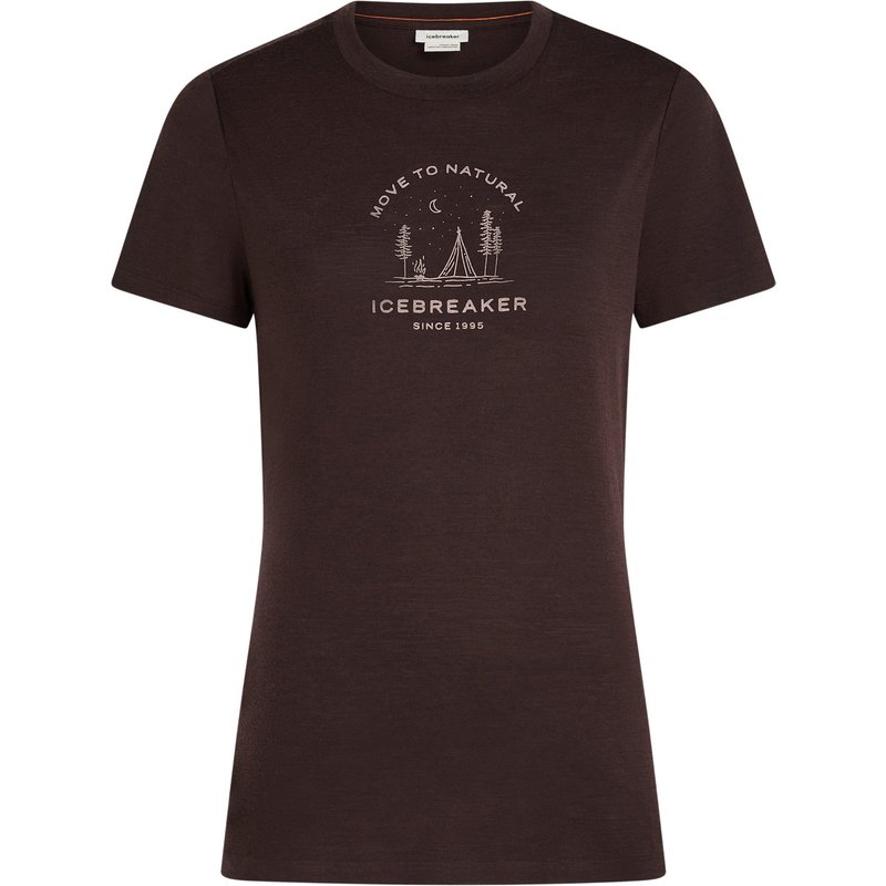 Icebreaker Damen Merino 150 Tech Lite Peaceful Pass T-Shirt