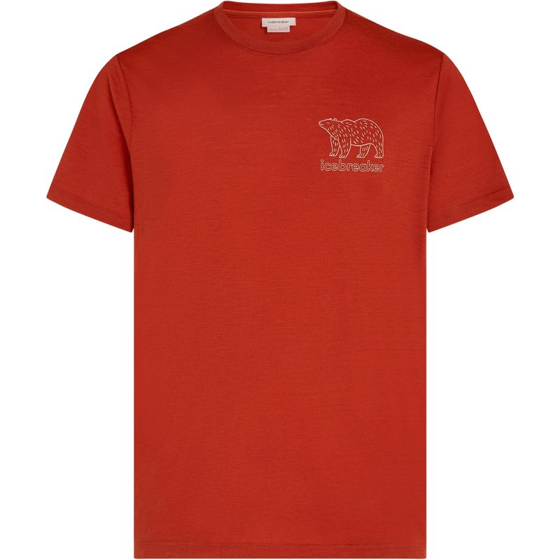 Icebreaker Herren Merino 150 Tech Lite Forest Footsteps T-Shirt