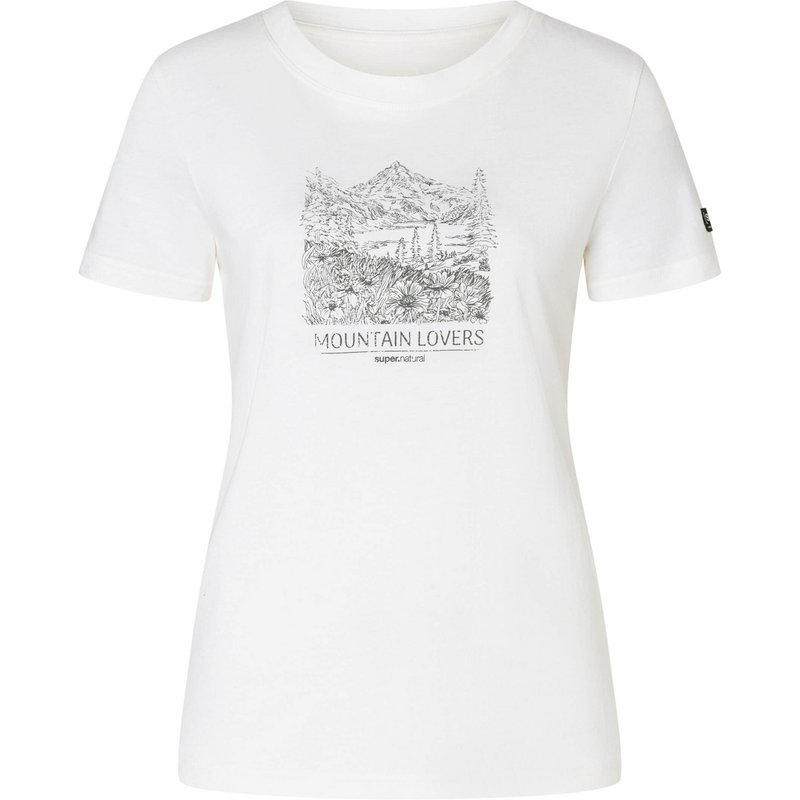 Super.Natural Damen Mountain Lovers Bio C T-Shirt