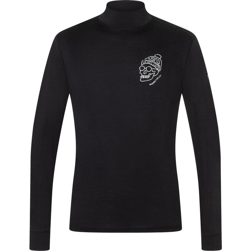 Super.Natural Herren Tundra175 Frosty Turtle Neck Longsleeve
