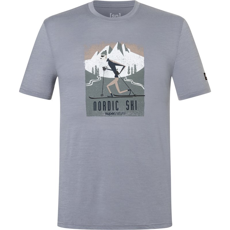 Super.Natural Herren Nordic Ski T-Shirt