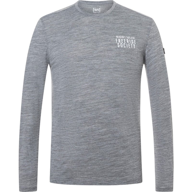 Super.Natural Herren Freeride Society Longsleeve