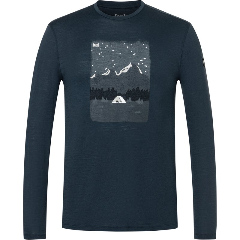 Super.Natural Herren Outdoor Nights Longsleeve