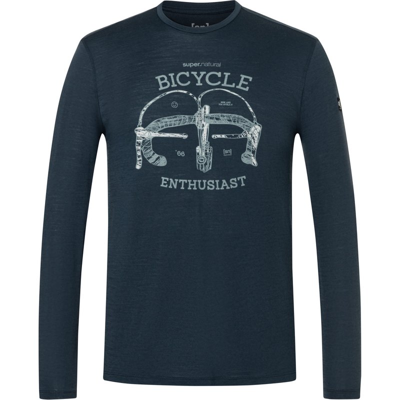 Super.Natural Herren Bike Enthusiast Longsleeve
