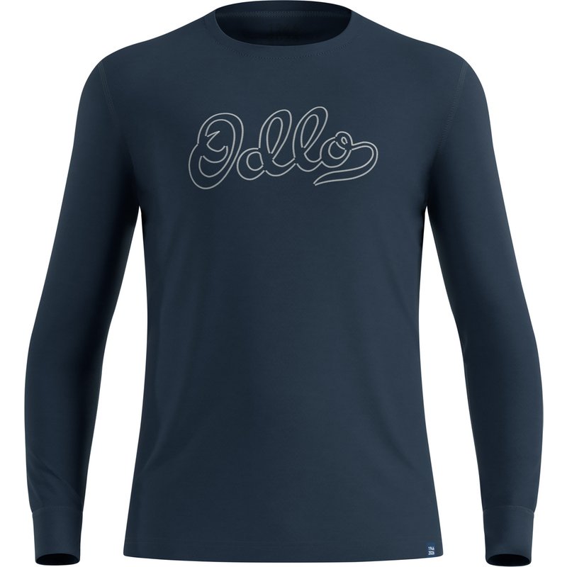 Odlo Herren Merino 200 80 Years Bl Crew Longsleeve