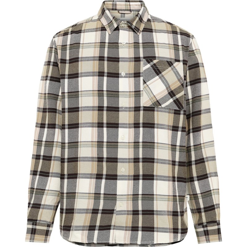 KnowledgeCotton Apparel Herren Checked Flannel Hemd